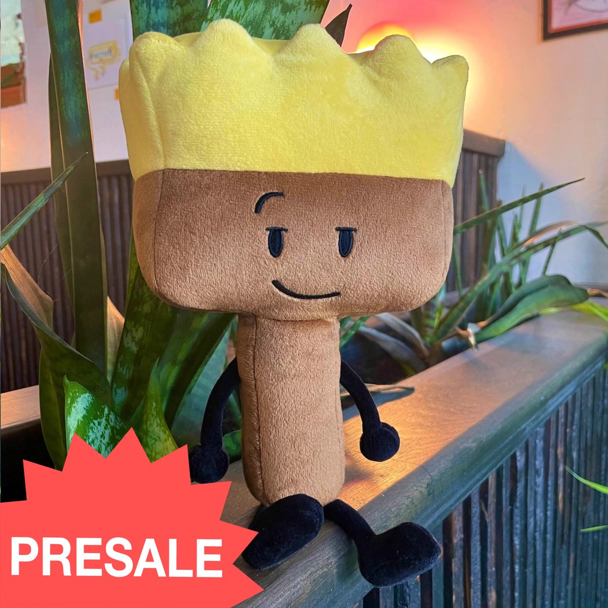 WebzForevz's tweet image. That’s right, Broomer is out for the next THREE WEEKS on pre sale!! He’s super soft, super well made, and goes super well with the Chalky plush if you got one!! Link in my bio to go grab one!!