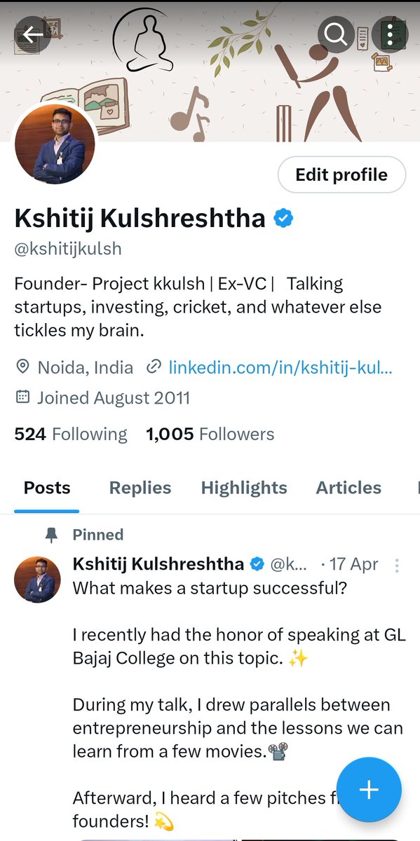 Kshitij Kulshreshtha tweet media