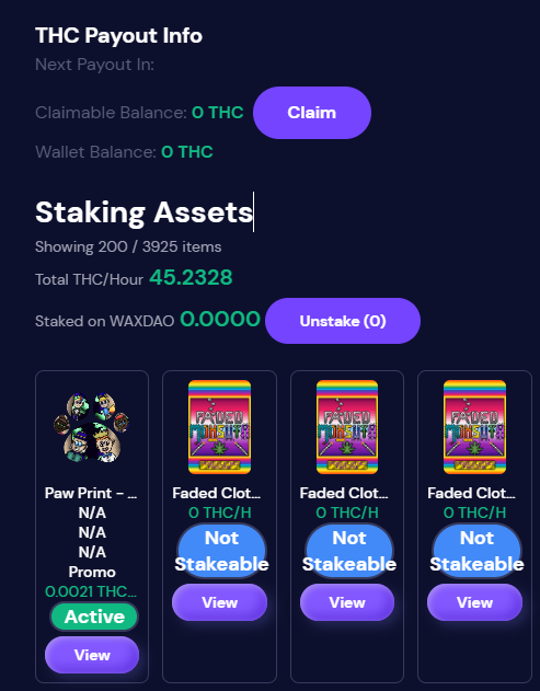 It's been a long time coming, but Faded Monsuta officially has a full staking system! Possibly the most efficient staking system that doesn't cost the user any chain rss to stake or claim their balance. Check it out <a href="/WAX_io/">WAX</a> <a href="/AtomicHub/">AtomicHub</a> <a href="/WombatDungeon/">Dungeon Master</a> 

fadedmonsuta.com