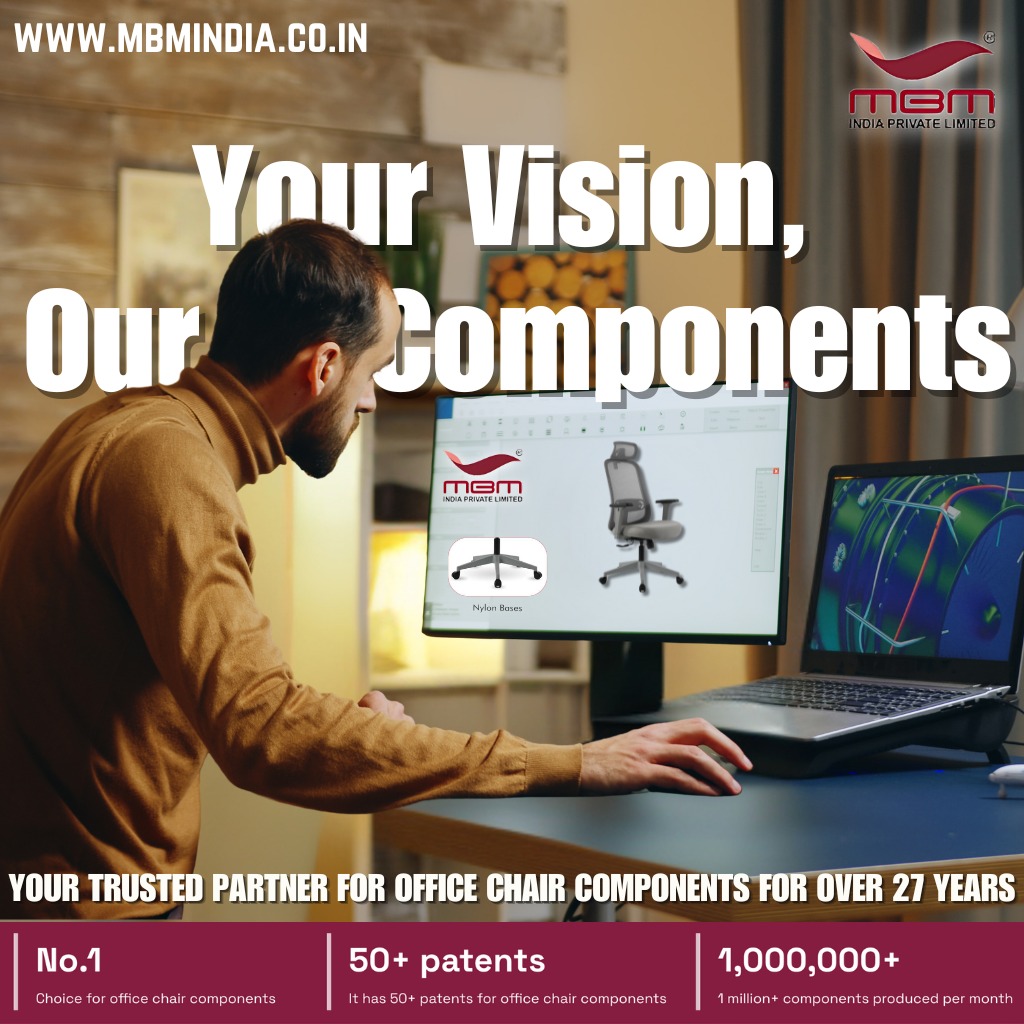 mbmindiapvt2's tweet photo. At MBM India, we provide 40+ BIFMA-certified chair components to bring your vision to life.
Whether it's ergonomic excellence or modern aesthetics, MBM InBuilt™ Components empower your creativity and strengthen your brand.
#PartnerWithMBM #MBMInBuilt #InnovationInEveryComponent https://t.co/0flelkerYG