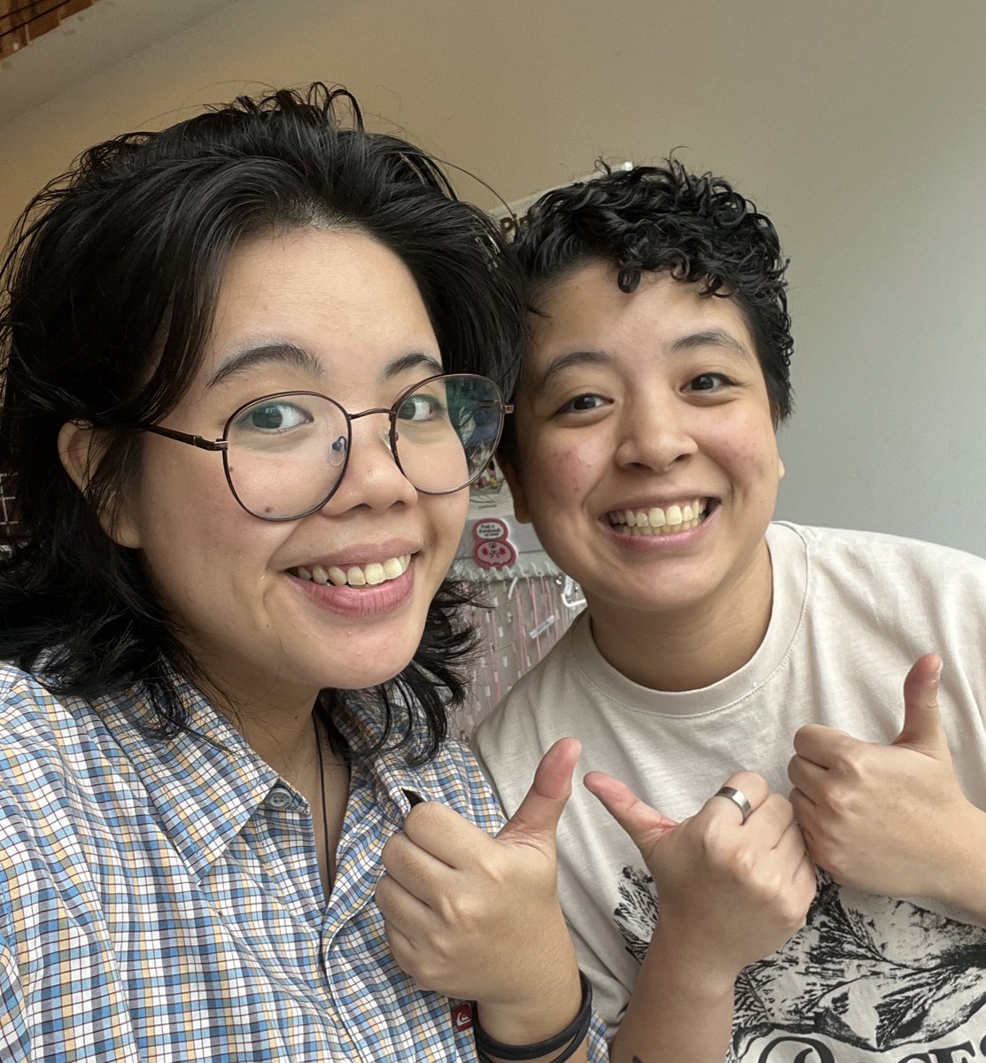 sobsannix's tweet photo. here w my sib @shysarmi at Open House, Fullybooked BGC! drop by if you’re in the area https://t.co/qdgCU4yrfI