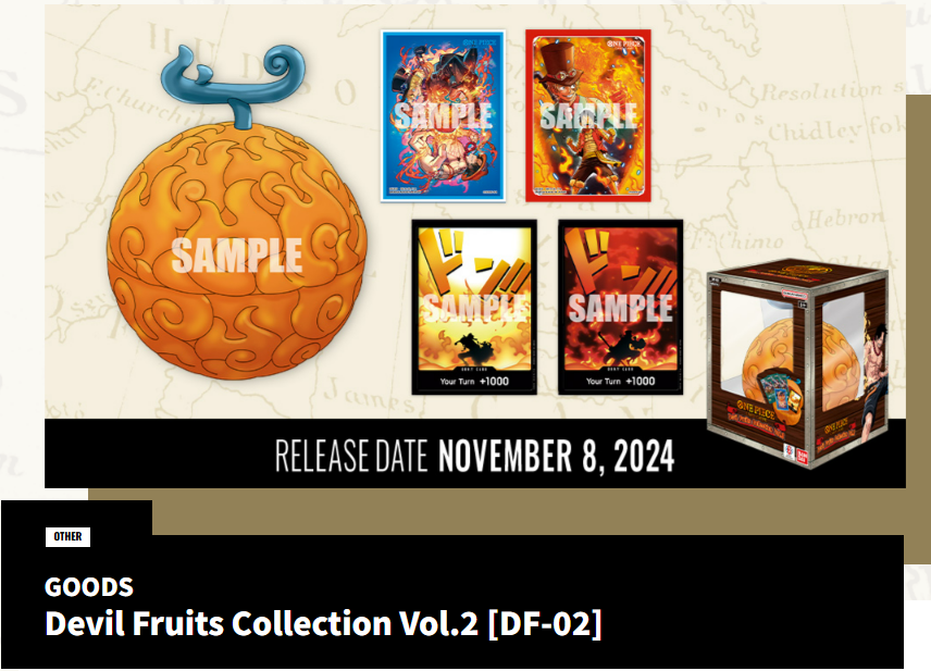 ONEPIECE_tcg_EN's tweet photo. [Website Update]
Hey One Piece Pirates!
Here’s what is updated this week for PRODUCTS!
-Booster Pack [OP-09]
-Extra Booster [EB-02]
-Devil Fruits Collection [DF-02]
Check it out!
Topics Page Link: https://t.co/RQ2rlCI7uO
#ONEPIECE
#onepiececardgame https://t.co/7btuKtm9QG