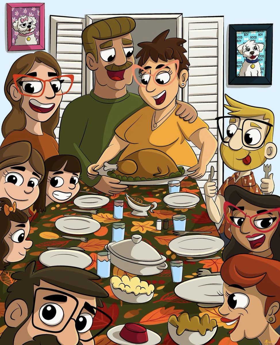 chris_porterx's tweet photo. For the last day of #thanksvember l'm just so thankful for the beautiful family I have and the wonderful life I am living. Over all I am so thankful for everyone and everything I have in my life. HAPPY THANKSGIVING #thanksgiving #thanksvember2024  #turkeyday #artist https://t.co/m8SPDdaLe0