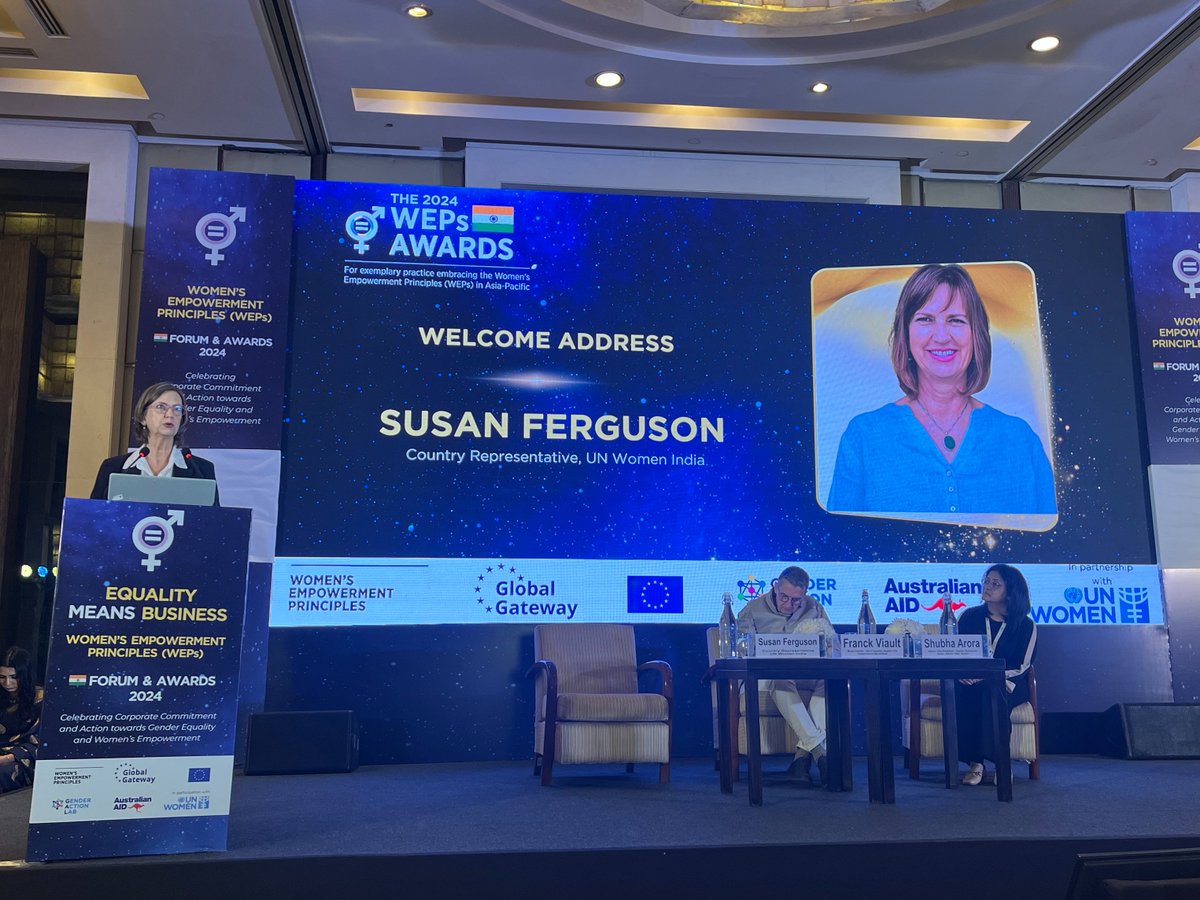 unwomenindia's tweet image. Who will take home the prestigious #WEPsIndiaAwards this year? 🥇 Companies leading in Leadership Commitment, Gender-Inclusive Workplaces, and more are set to be recognized for their impactful actions. Don’t miss it! #SDG5 #WorkplaceEquality #WeEmpowerIndia 
@EU_in_India