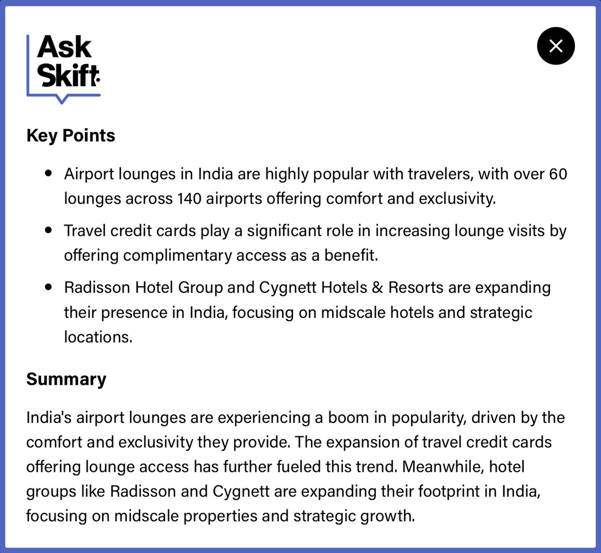 With the journey starting at airports, lounges are an unmissable experience for Indian travelers. 

hubs.ly/Q02ZMP5G0