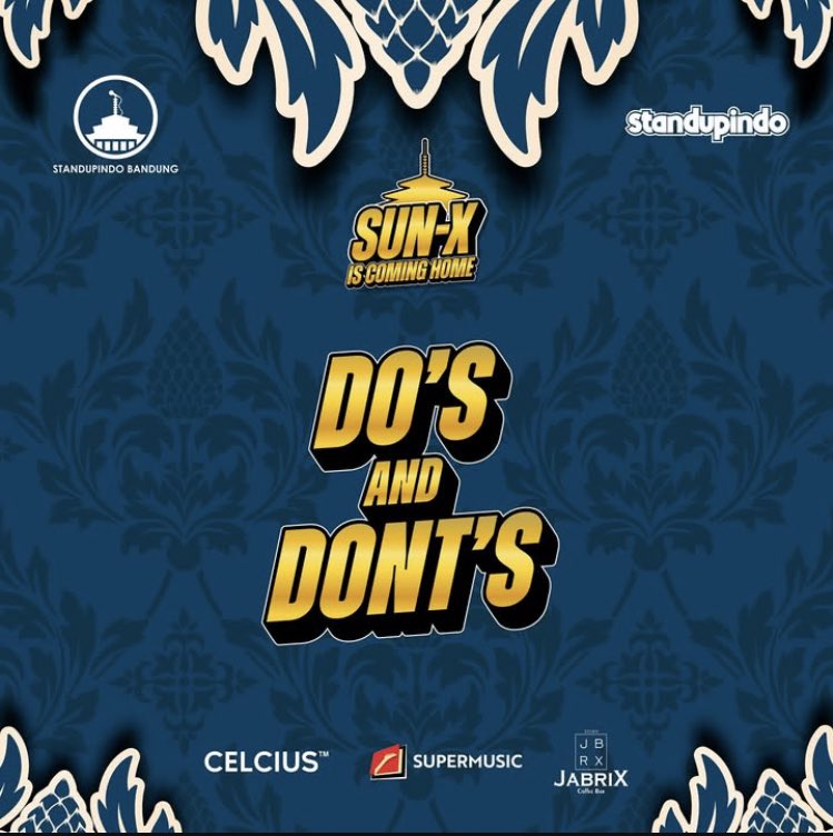 StandupIndoBdg's tweet photo. H-1 #SUNXBDG: IS COMING HOME 🥰🥰

Minho udah gak sabar ketemu kalian daks!! Tapi sebelum itu, mohon dibaca baik-baik do’s and don’ts nya yaa supaya acara berjalan lancar 💙

#SUNXBDG
#ISCOMINGHOME https://t.co/NKfTVJblLn