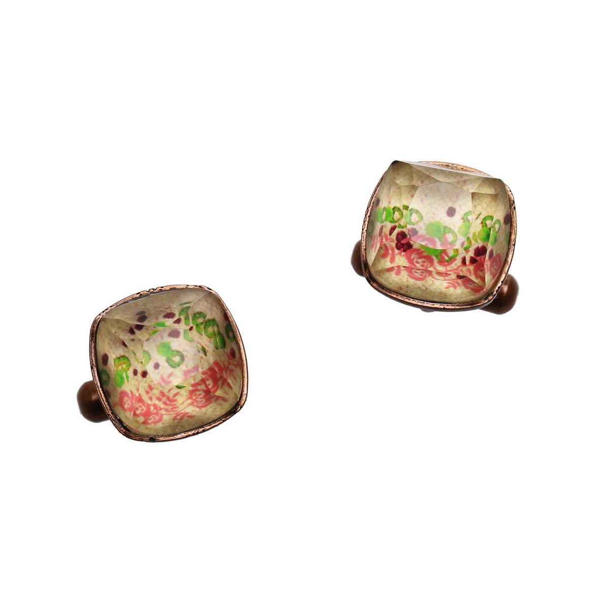 TAMARUSAN_en's tweet image. Elegant cufflinks with rose-patterned resin parts are now on sale! Perfect for adding a touch of sophistication to your suit or shirt. Don’t miss this chance to own a stylish and refined design at a special price! #Sale #Cufflinks #RosePattern #MensAccessories #TAMARUSAN