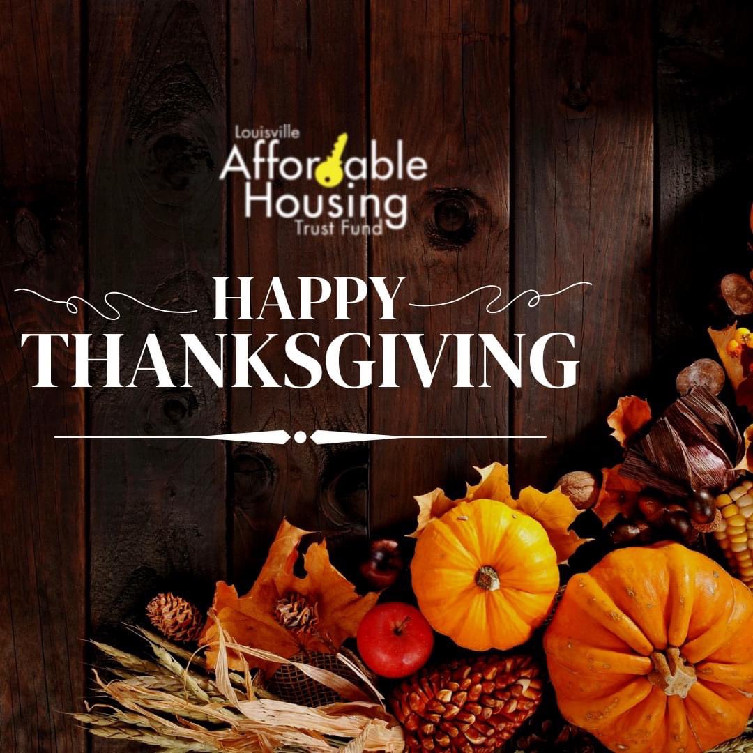 Happy Thanksgiving from your LAHTF Family!