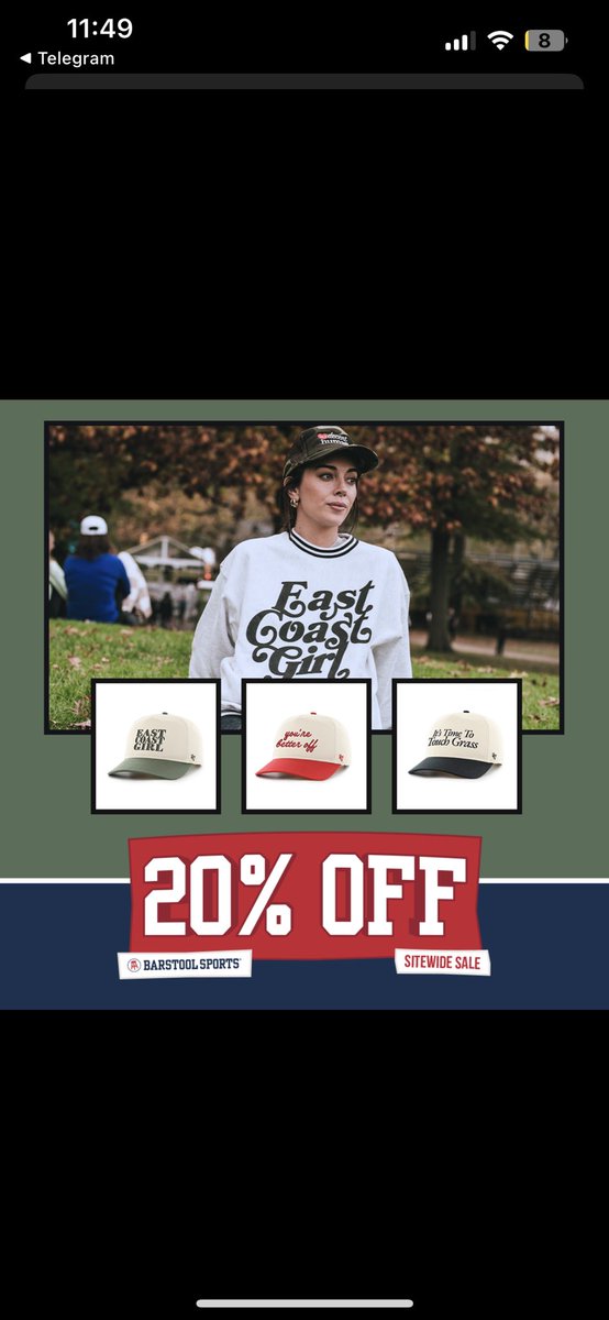 SetonHallChicks's tweet image. BEST SHOPPING DAY IS HERE! BLACK FRIDAY SALE IS ON 💋💋 

store.barstoolsports.com/?fbclid=PAZXh0…