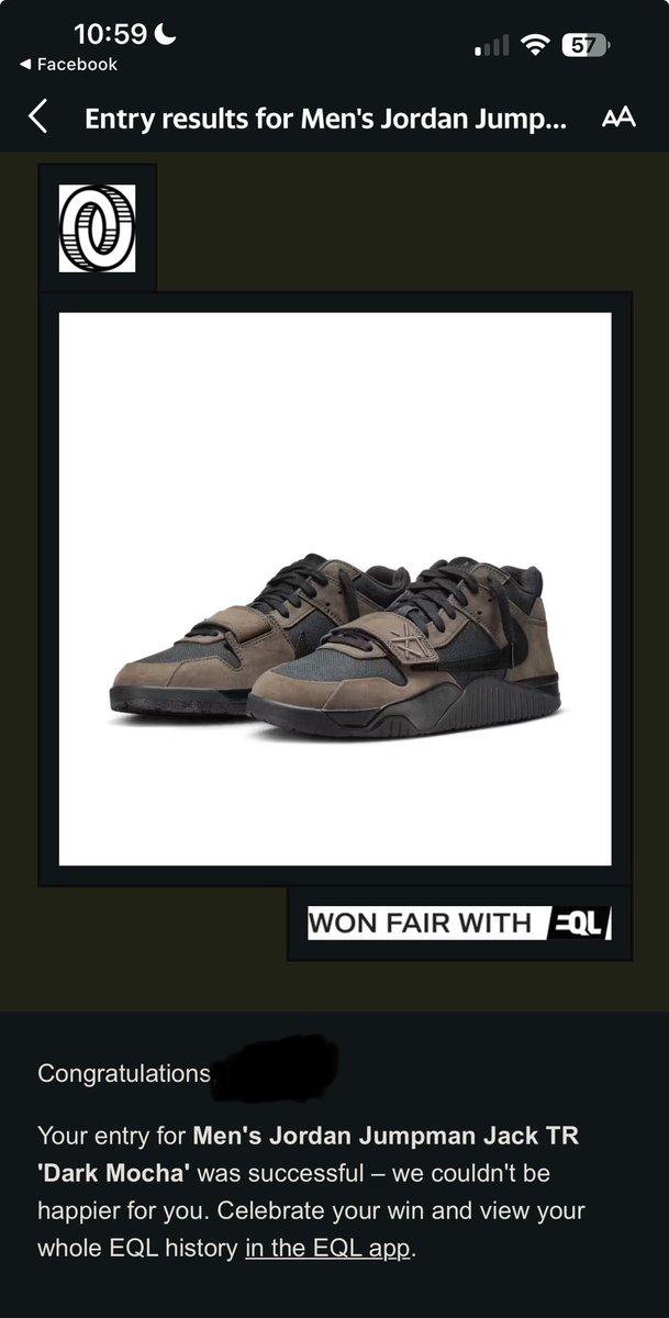 WanDay411's tweet photo. @Break111710 Oneness Boutique came through for ya boi on my sz 12! First eql raffle win after going 0 for 1 million 😂 https://t.co/GX1LjYefmn