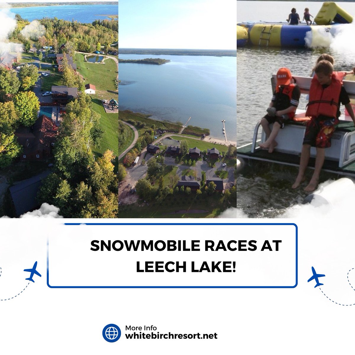 MNvacationhomes's tweet photo. Snowmobile Races at Leech Lake!  || Feel the rush of the Leech Lake Snowmobile Races! Join in the thrill and stay at White Birch Resort for the perfect winter adventure getaway.
Visit :- https://t.co/zQ1RtZ9L2F

#SnowmobileRaces #LeechLake #WhiteBirchResort #WinterAdventure https://t.co/CBXagWP4Lc
