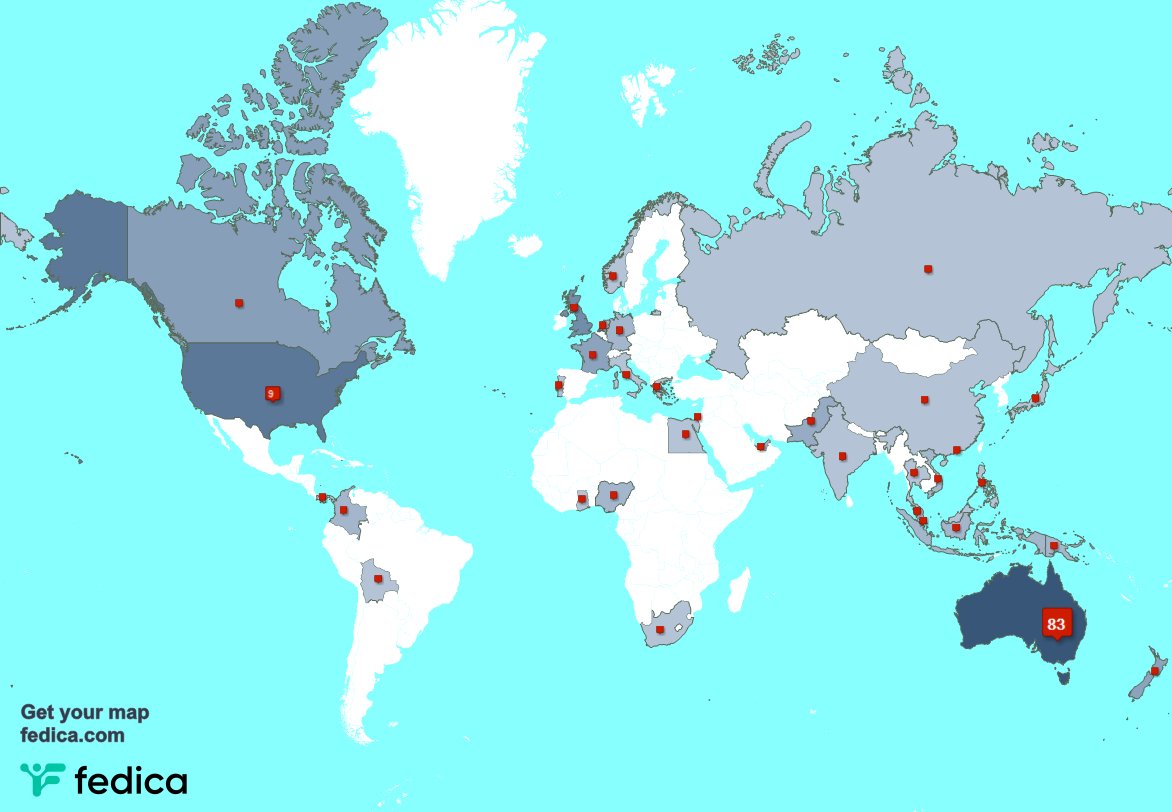 I have 11 new followers from UAE 🇦🇪, and more last week. See fedica.com/!sixoh60