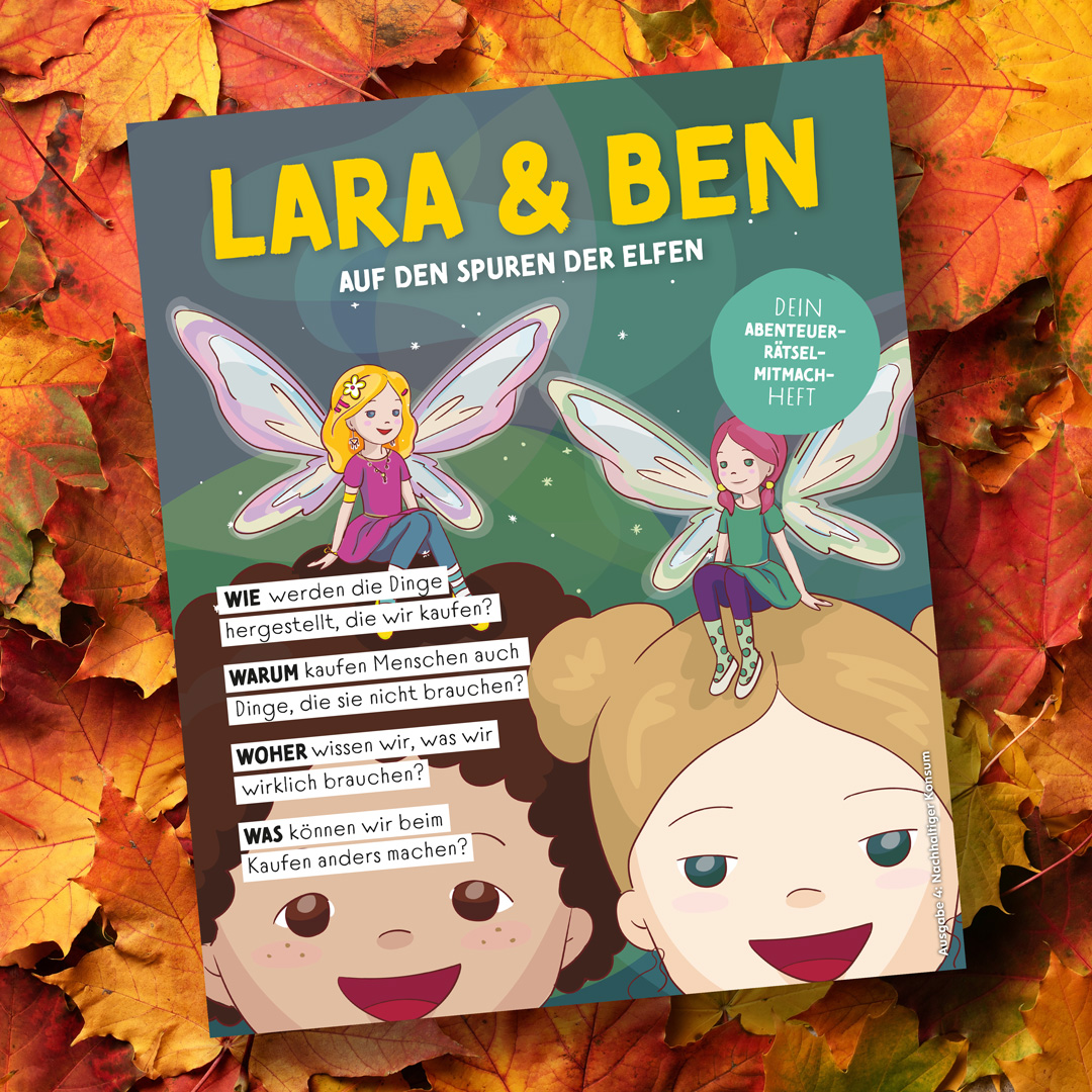 ❗Black Friday und Last-Minute-Geschenke: In der aktuellen Ausgabe unserer Kinderheftreihe „Lara &amp; Ben“ zur Vorweihnachtszeit führen eine lange Wunschliste und zwei Elfen die beiden Freunde auf die Spur von Fast Fashion und Konsum.

👉 Mehr unter lara-und-ben.bayern.de
