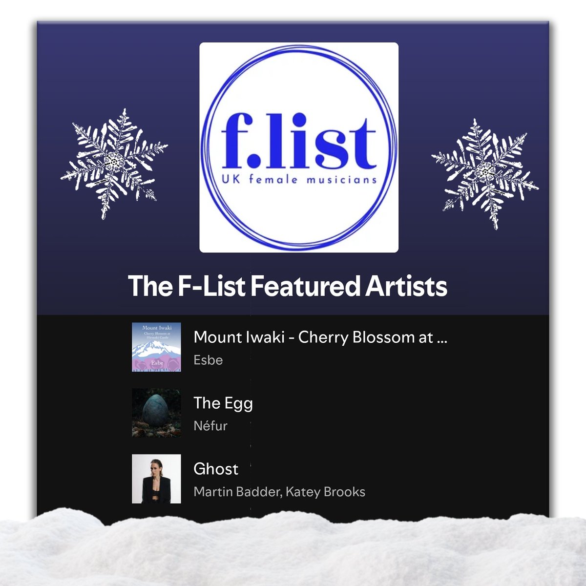 Hel Rowell (@helsmedia) on Twitter photo Some great new tracks added to the <a href="/theflistmusic/">The F-List for Music</a> Featured artists playlist this month!
.
.
#newmusic #femaleartist #femalemusicians #femalesingers #genderdiverse #genderdiversemusicians #flist #featuredartists #music Some great new tracks added to the <a href="/theflistmusic/">The F-List for Music</a> Featured artists playlist this month!
.
.
#newmusic #femaleartist #femalemusicians #femalesingers #genderdiverse #genderdiversemusicians #flist #featuredartists #music