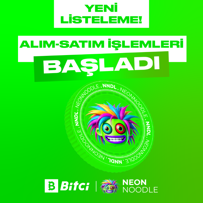 safebitcom's tweet photo. NNDL alım-satım işlemleri Bitci TRY Market'te başladı! 👹

Hemen işlemlerinize başlamak için tıklayın! ⤵️

#NeonNoodle $NNDL
