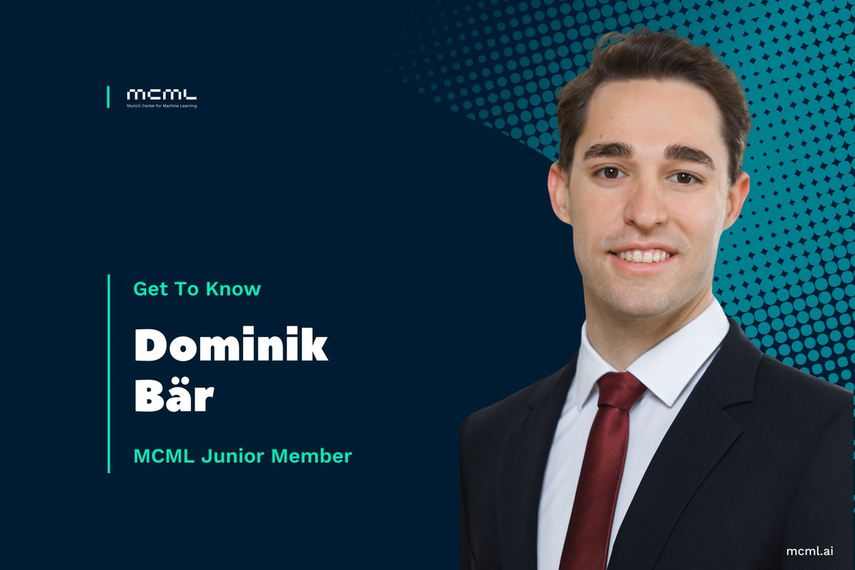 MunichCenterML's tweet image. 𝗠𝗖𝗠𝗟 𝗿𝗲𝘀𝗲𝗮𝗿𝗰𝗵𝗲𝗿 𝗶𝗻 𝗳𝗼𝗰𝘂𝘀: @BarDominik is a PhD candidate at #LMU’s Chair of Artificial Intelligence in Management and a Member at #MCML. Read more about his research: mcml.ai/news/2024-11-2…
