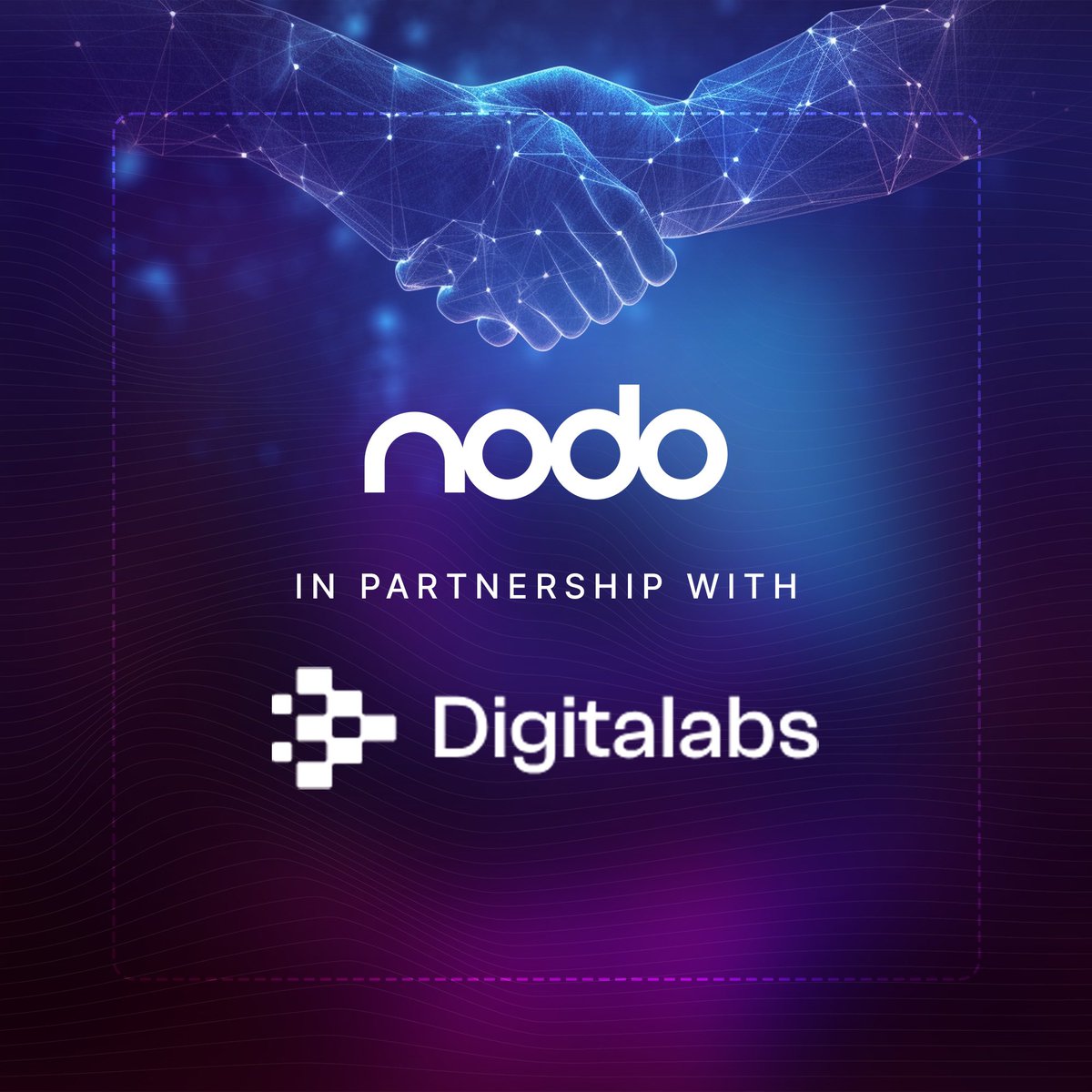 Official_NODO's tweet image. We are thrilled to announce a strategic partnership with @Digitalabs_AI, a decentralized Compute Infrastructure for AI, Gaming, and Global Scalability
Together, NODO and @Digitalabs_AI will apply AI and gamified elements to offer financial opportunities for Web3 communities to…