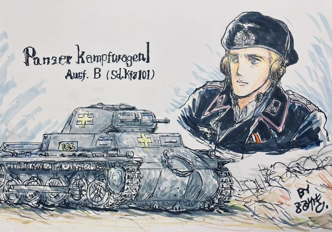 タミヤのⅠ号戦車を作っているとパーツ分割がよく考えられており、前にも書いたように指揮戦車タイプや47ミリ対戦車自走砲などのバリエーションがどうなるか楽しみです!早くそちらも製品化が発表されないかな。 