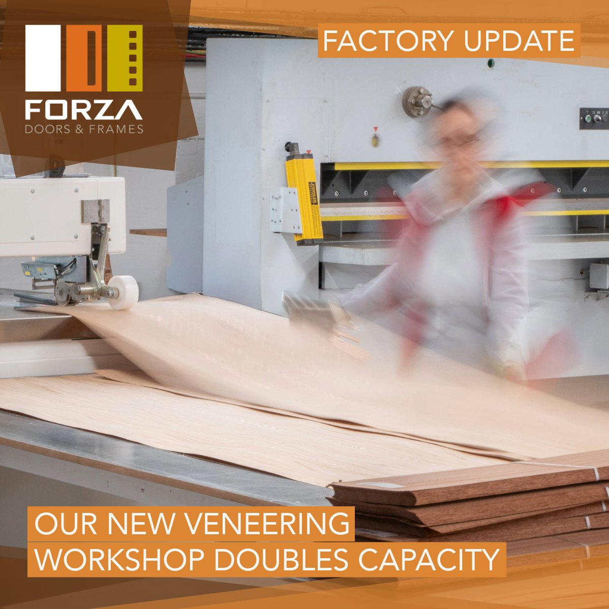 We've doubled our veneer preparation capacity 👏

We've recently relocated and upgraded our veneer stitching area. We're now equipped with two new machines allowing us to splice together our veneers by either zig-zag stitching or edge jointing.

#timberveneers #firedoors