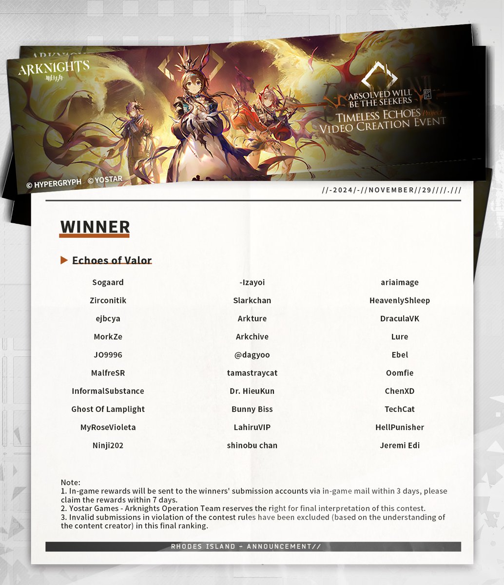 Arknights_EN tweet media