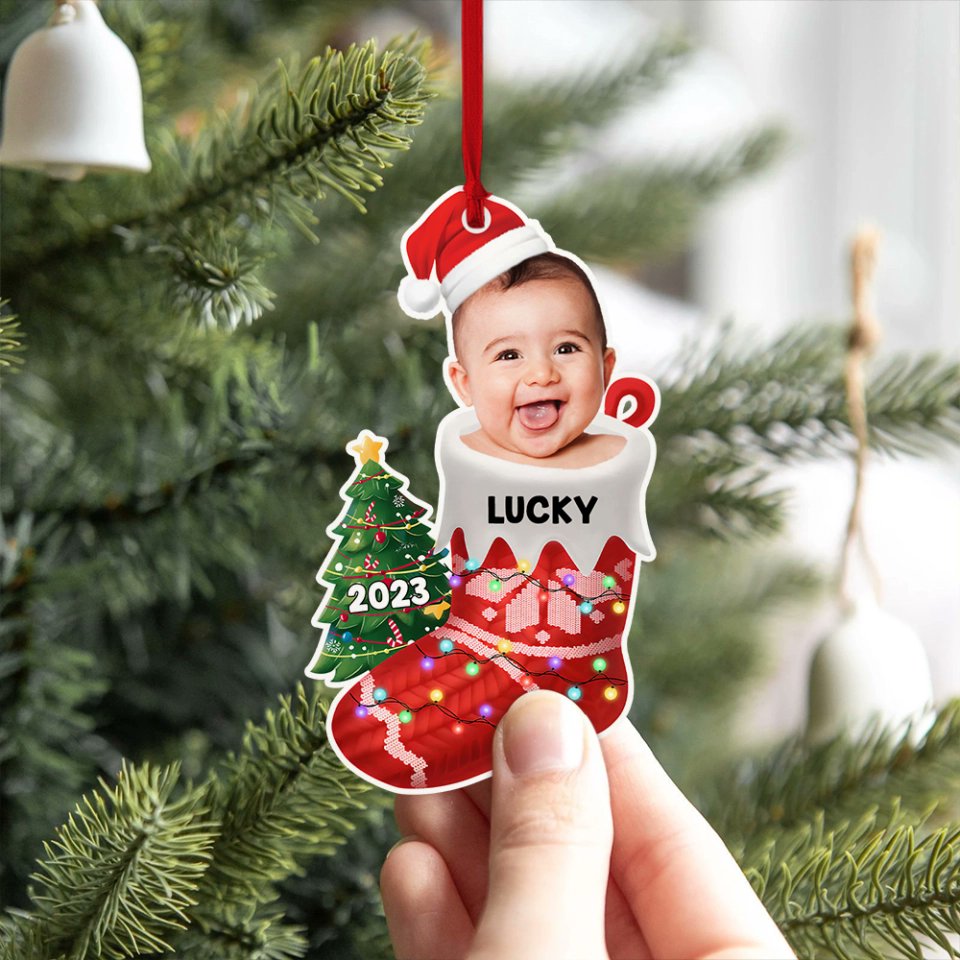 Loveable_decor's tweet photo. 🎄 Baby In The Christmas Sock - Personalized Photo Ornament 🎄

Celebrate a newborn baby’s First Christmas with this adorable Acrylic Ornament! 🎁 Customizable with a photo and name.

🛒 Order now: https://t.co/YnhzKDFOUq

#NewbornBaby #FirstChristmas #PersonalizedOrnament https://t.co/ZKhbVGFiJW