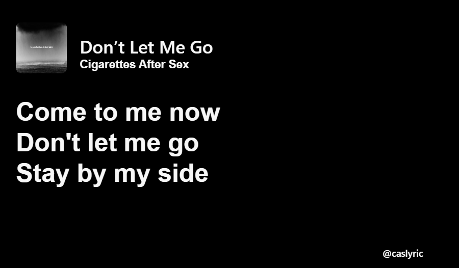 caslyric's tweet image. 