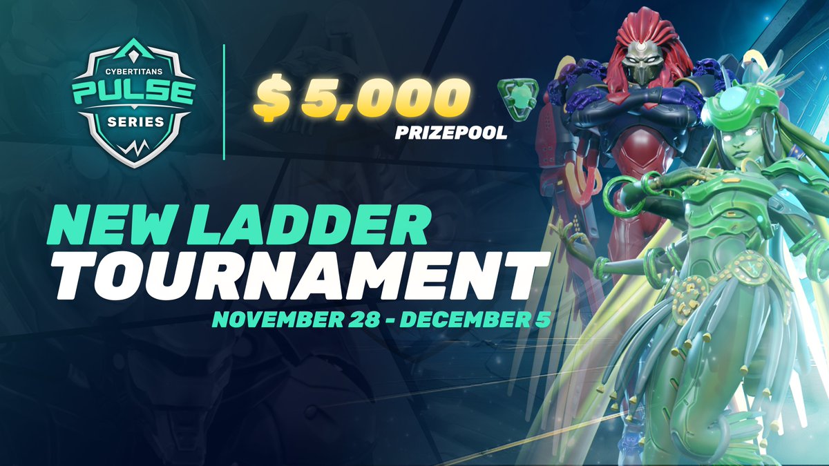 🚨 The NEW Ladder Tournament is LIVE! 🚨

🎯 This week, the stakes are higher, and so are the rewards: $5,000 in prizes are up for grabs – that’s DOUBLE the usual!

🕹️ Play, climb the ranks, and claim your victory. The clock is ticking!

⚡ Jump in NOW: cyber-titans.com