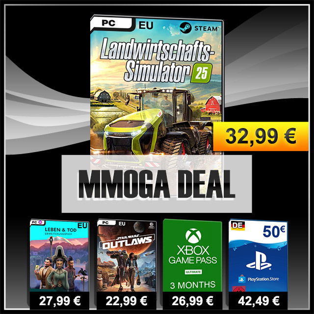 #MMOGADeal - Black Friday Deals über das ganze Wochenende! Euer eigener Bauernhof, neue Inhalte für eure Sims, Abenteuer in fernen Galaxien, Game Pass Abo und PSN-Guthaben! Nur bis Montag, 2.12., 15 Uhr. #WeekendDeal #BlackFriday

#MMOGA Deal-Übersicht: mmo.ga/5iKp