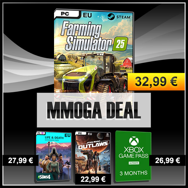 MMOGAcom's tweet photo. #MMOGADeal - Black Friday Deals all throughout the weekend! Your own farm, new contents for your Sims, adventures in far away galaxies, and Game Pass subscription! Only till Monday, Dec 2, 3pm CET. #WeekendDeal #BlackFriday #StaySafe

#MMOGA Deal overview: https://t.co/8uXmfpZHDr https://t.co/2TOVIqYftr