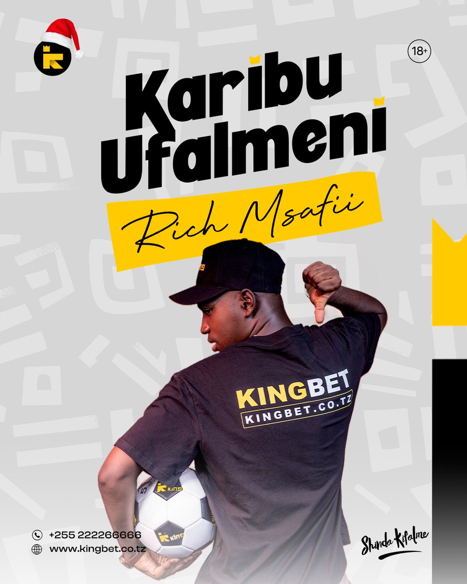 Kingbet166166's tweet photo. Tunayofuraha kumtambulisha @RMsafii89130  kama balozi rasmi wa @Kingbet166166 

Ungana na @RMsafii89130  pamoja na wafalme wengine wengi kwa kubashiri na KingBet.

Tembelea tovuti yetu https://t.co/EIRknHKZvl kujisajili upate bonus mpaka 7000 TZS ya ukaribisho.

Sambamba na hilo utaweza kupakua APP yetu kupitia link iliyopo kwenye tovuti yetu.

Bashiri na KingBet, Ushinde Kifalme.

#Kingbet #BrandAmbassador #ShindaKifalme