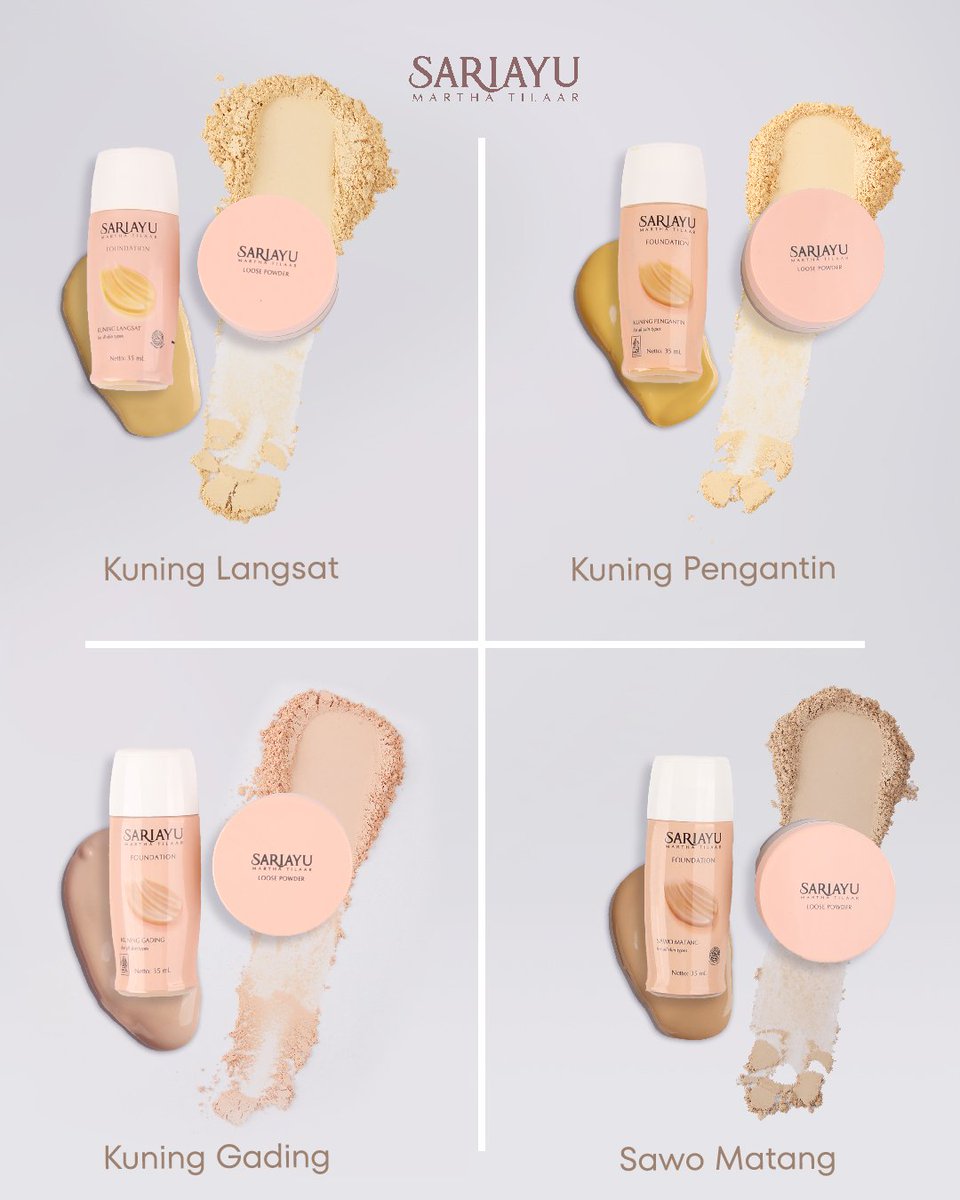 Sariayu_MT's tweet image. Sariayu Foundation dan Loose Powder udah jadi satu kesatuan yang susah banget dipisahin deh, Besties! Keduanya cocok banget buat menunjuang penampilan kamu!

Psst, tapi kalau menurut kamu terlalu terang, bisa kamu combine antar shades-nya lho😉

#Sariayu #LoosePowder #CleanBaeuty
