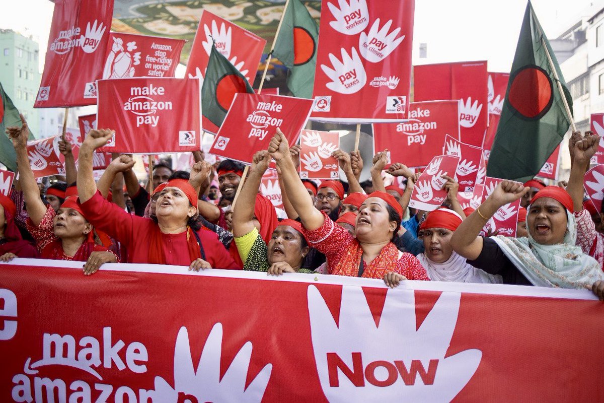 NazmaAkter73's tweet photo. #BlackFriday is not a shopping day, it is a day to remember #Amazon is one of the richest companies because the workers are not getting their minimum wage. We demand for Amazon to #SignTheAccord.
@industriAll_GU @ituc @AmazonWorkersIn @ProgIntl @uniglobalunion https://t.co/HTIaStxc8c
