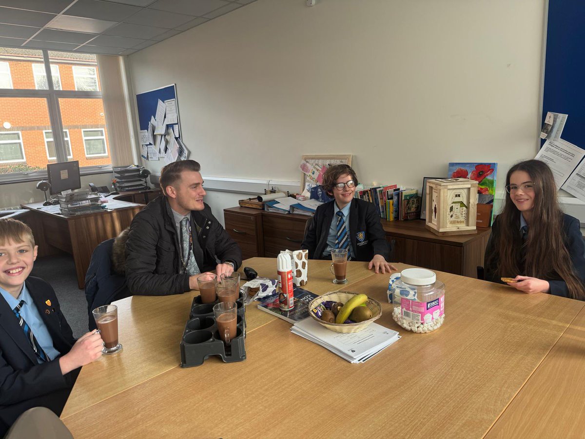 ☕️ #hotchocfri ☕️

This week some wonderful year 8 students were
nominated by staff for displaying the trust values in their lessons. It’s great to hear about when students show #passion and #courage in lessons!
Well done