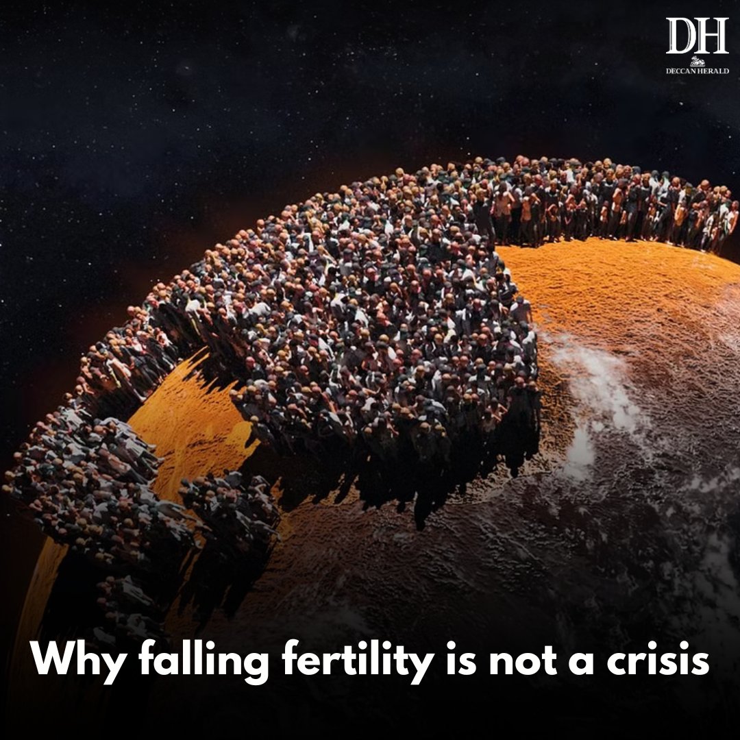 DeccanHerald's tweet image. #Demographic transition has been a defining feature of many significant shifts in economic history. And yet there’s an undercurrent of doom to our recent discussions on #fertility and seniority changes that should be challenged.

ow.ly/RXGi50UhRQ8