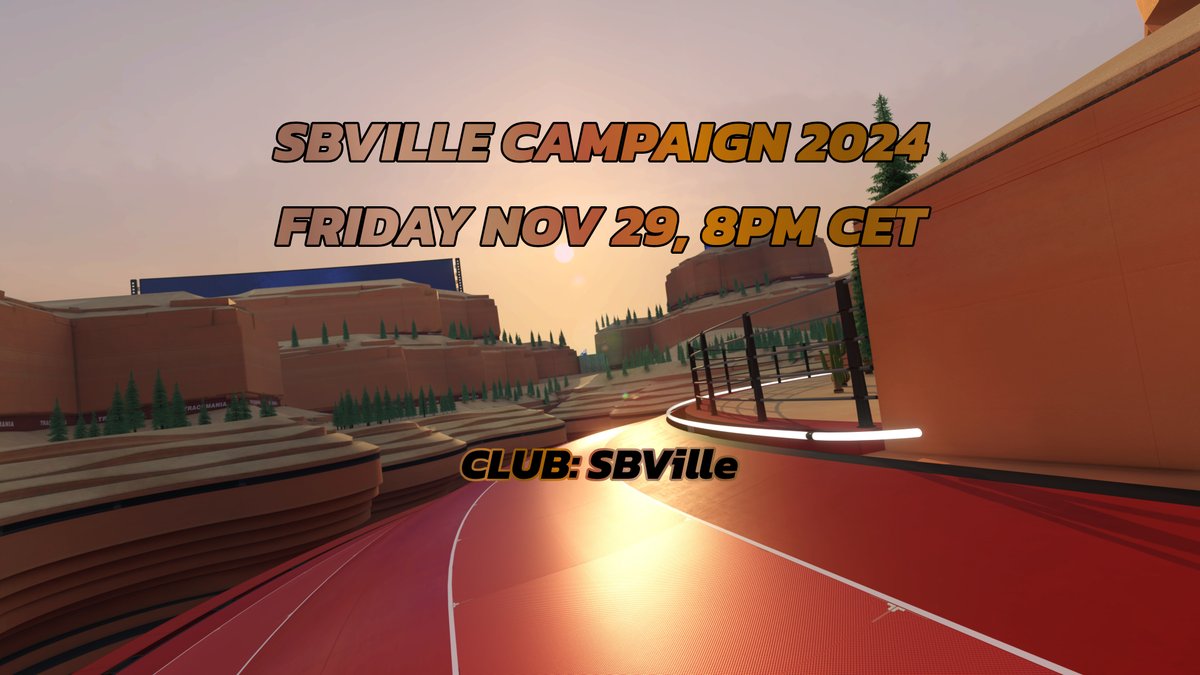 It's finally time! I'm just out of a 12-hour polishing session, and everything's ready to go for my 2024 campaign.

~30 scenery mappers, 25 routes by me, and some extra maps to be released later! Server discovery in my club after COTD today - super excited!