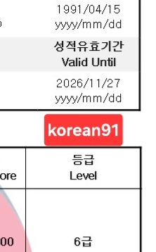 6 급 💞💞💞 แต่กว่าจะเข้าไปดูผลสอบได้ เล่นเอารอจนเหนื่อยเลย 5555 #topik #รับสอนภาษาเกาหลี #ภาษาเกาหลี