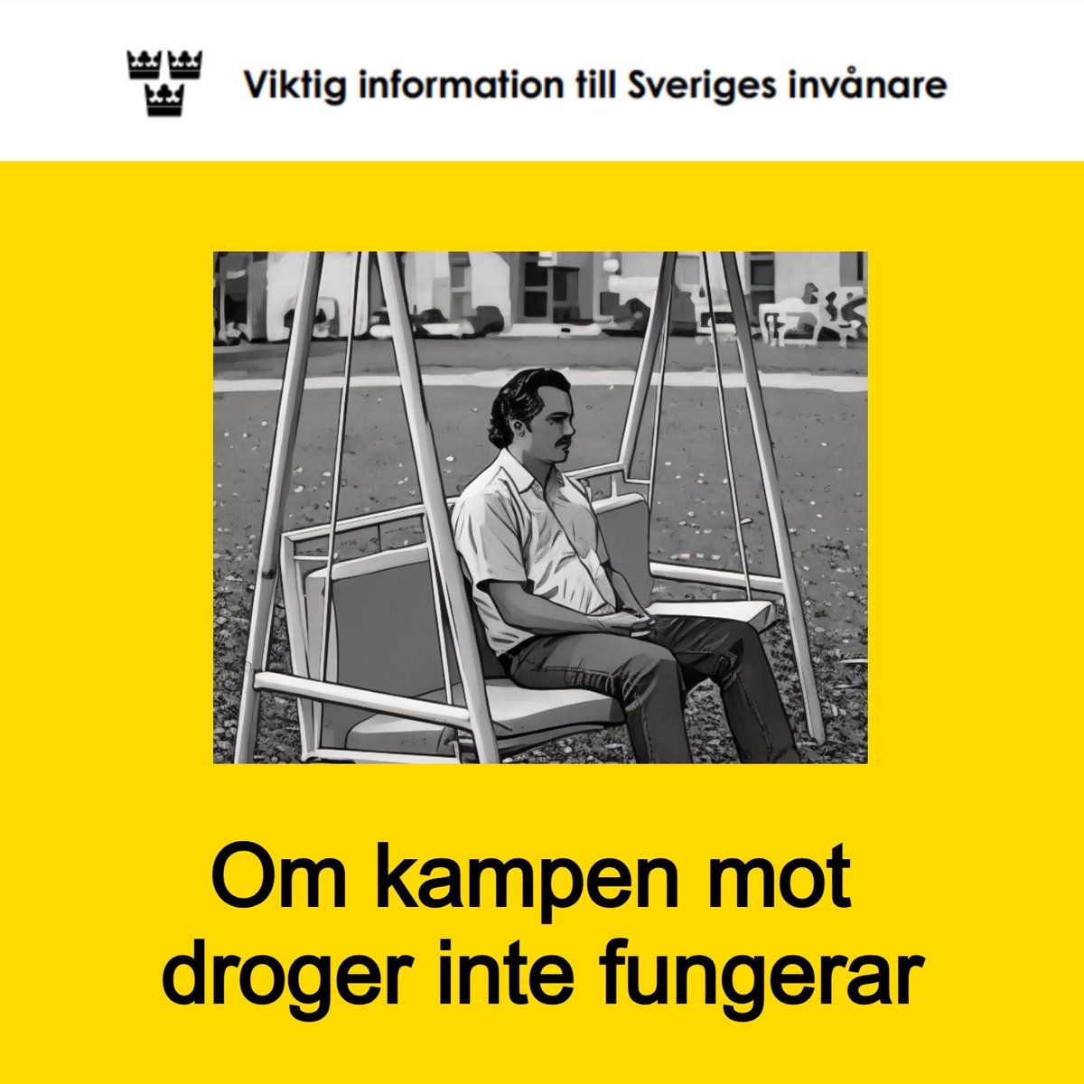 Till alla svenskar i #Sverige!