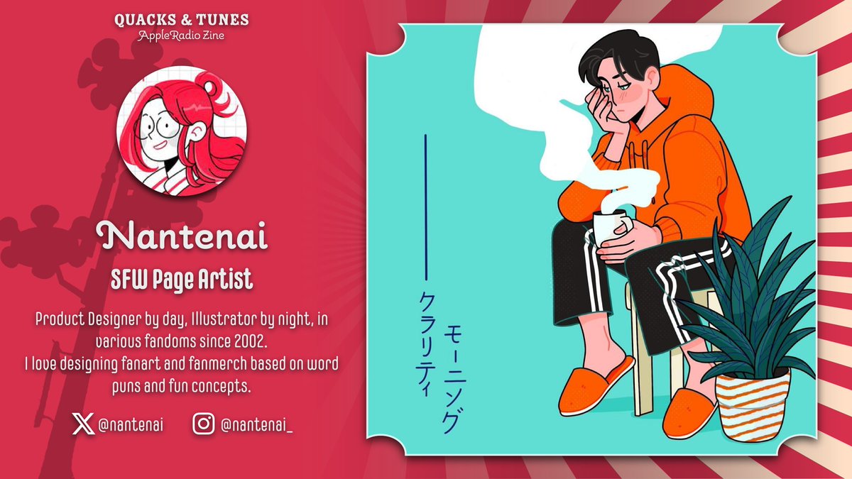 .•♫•♬• 𝐂𝐎𝐍𝐓𝐑𝐈𝐁𝐔𝐓𝐎𝐑 𝐒𝐏𝐎𝐓𝐋𝐈𝐆𝐇𝐓𝐒 •♬•♫•.

Welcoming <a href="/nantenai/">Nantenai @Y/Con</a> here at our zine! Go check them out!