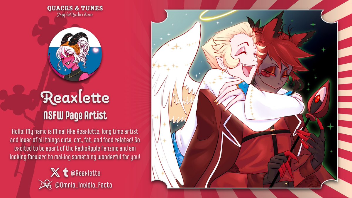 .•♫•♬• 𝐂𝐎𝐍𝐓𝐑𝐈𝐁𝐔𝐓𝐎𝐑 𝐒𝐏𝐎𝐓𝐋𝐈𝐆𝐇𝐓𝐒 •♬•♫•.

Coming aboard is <a href="/Reaxlette/">Omnia Invidia Facta</a> ! Catch a glimpse of their magnificent work here at our zine!