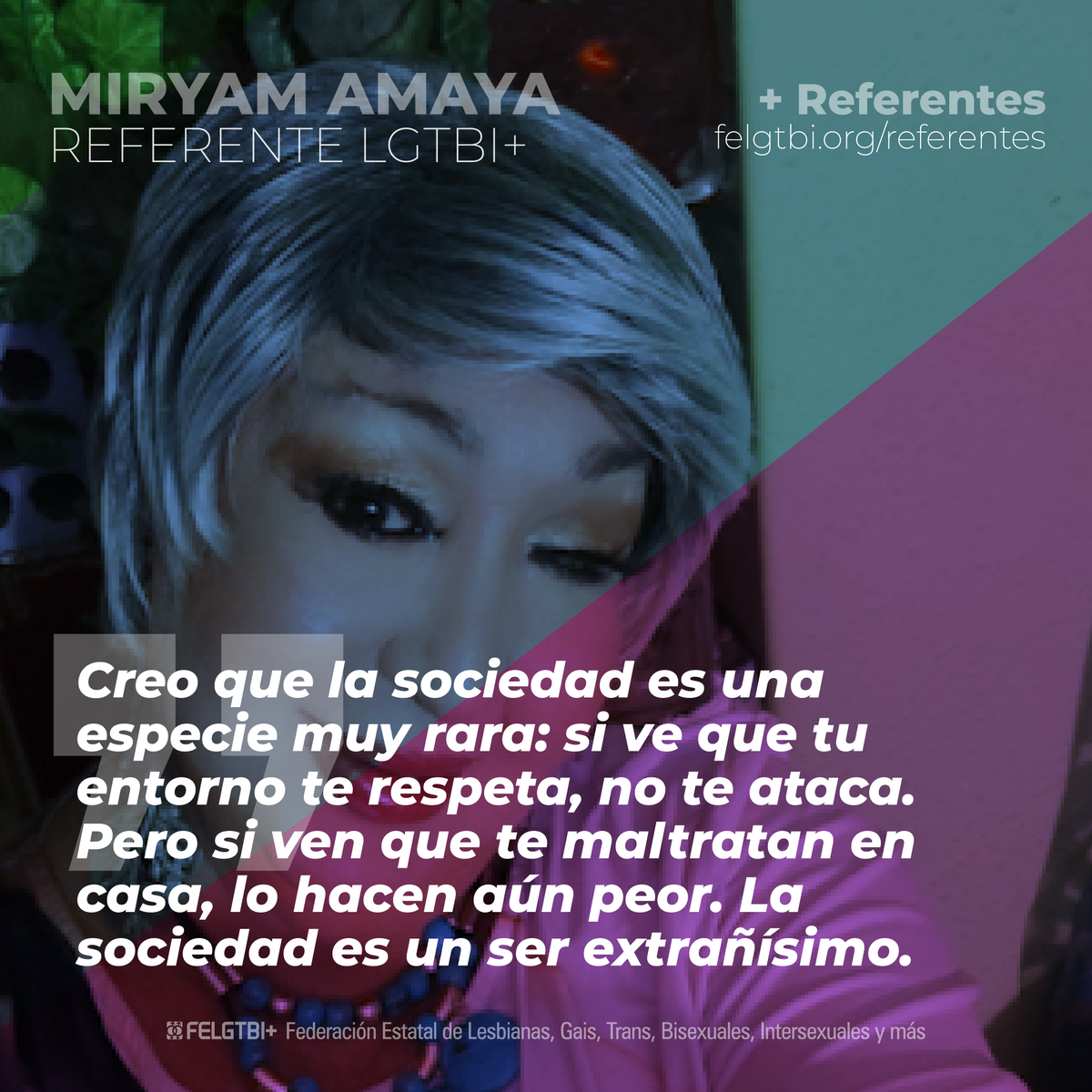 FELGTBI's tweet photo. Miryam Amaya es una mujer trans y gitana. Junto a sus compañeras, protagonizó la primera manifestación del Orgullo de España, en 1977. 

Su vida ha estado marcada por el arte y el activismo. 

Entrevista en https://t.co/uvt8akitSd https://t.co/Fqhm9JkeZU