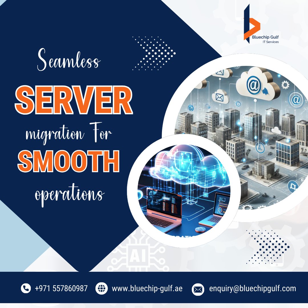 bluechip_gulf's tweet image. Promote services for migrating data and servers with minimal downtime.
𝐂𝐨𝐧𝐭𝐚𝐜𝐭 𝐔𝐬:
📱 +97155 6260687
📧 enquiry@bluechipgulf.com
🌐 bluechip-gulf.ae/network-server…

#ServerMigration #DataMigration #ITMigration #AbuDhabi #UAE