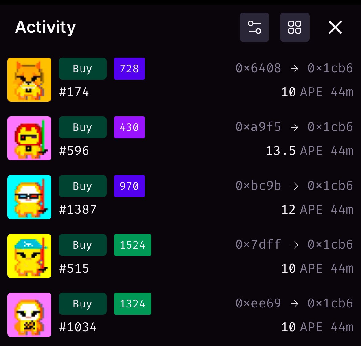 FrostbyteOnApe's tweet image. Somebody feeling gold today.

#Frostbyte