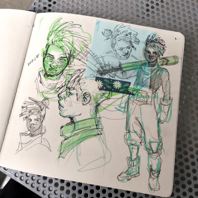 Ekko study doodles 