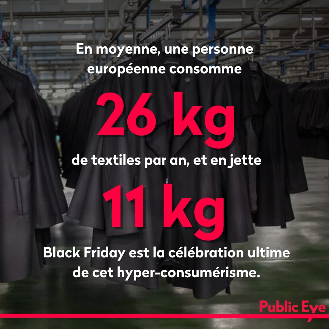 🛍️ TOUT ACHETER. MAINTENANT. Heureusement, il existe des alternatives comme le Black Freeday. 🆓 Nous espérons qu’il y en aura toujours plus ! Rejoignez notre groupe régional à la Rue du Concert à Neuchâtel cet après-midi 👉publiceye.ch/fr/evenements/…