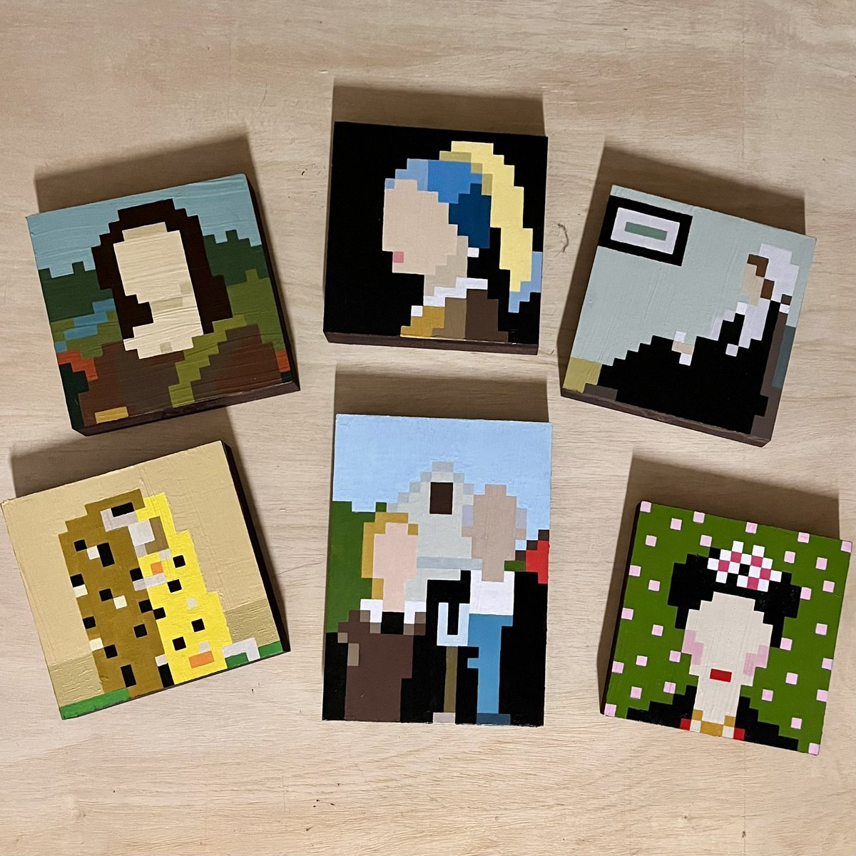 Looking to shop small?

Get your classical professor, jeopardy-loving parent, Minecrafting student, or your new apartment/home a Pixel Masterpiece!

Available by DM: Stickers, prints, and Desk calendars!

Message if there’s something you’d like, or visit HannahPierry.com