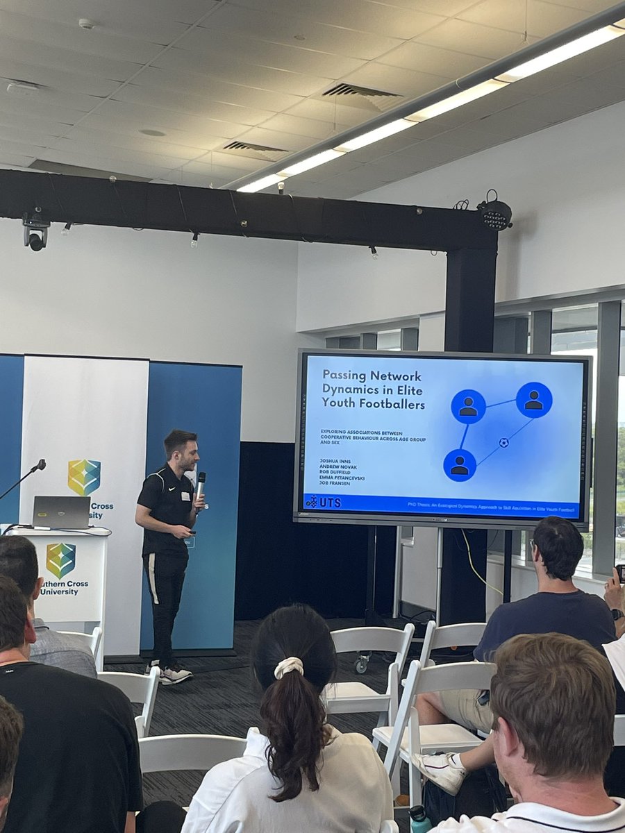And the final presentation for the conference is <a href="/josh_inns/">Josh Inns</a> on cooperative behaviour in youth football #asanconference2024