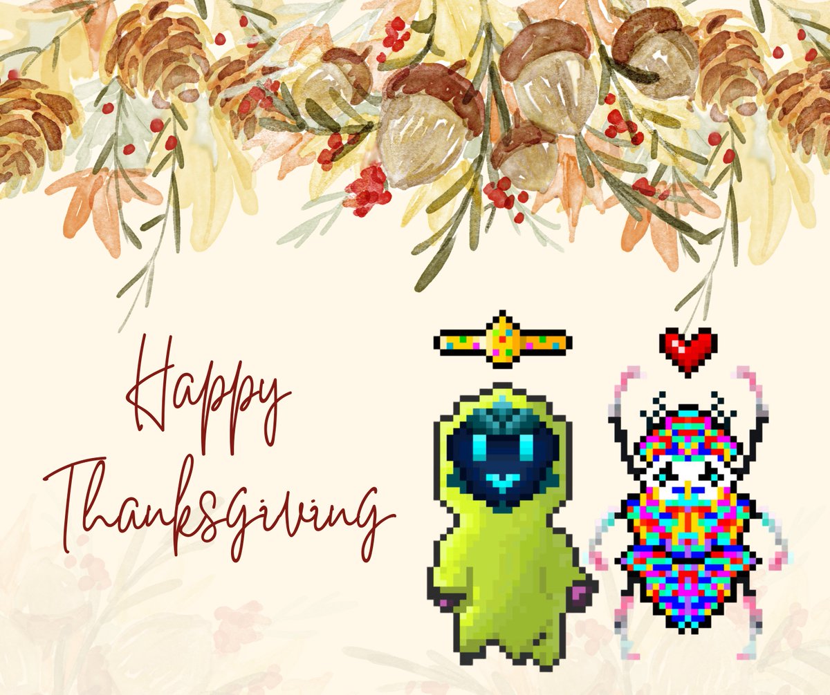 感谢时间带来的所有遇见💝💝

#Thanksgiving #meshspirits #MeshBeatles #OrdinalsNFT #Ordinals