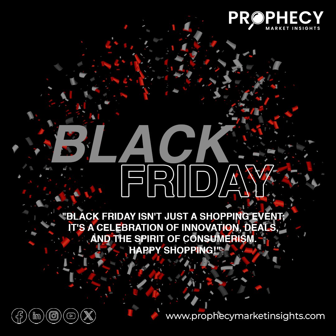 🚨 Black Friday Alert! 🚨

Unlock up to 30% OFF on Prophecy Market Insights’ market research reports! 🎉

Whether it’s Healthcare, IT, Electronics, Chemicals, or more 
🕒 Hurry, offer ends soon!

🔗 lnkd.in/gXTvR-X