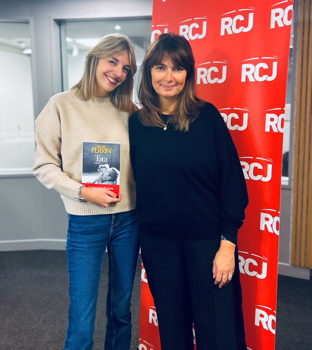 ♥️ Quel bonheur cette rencontre avec la merveilleuse @valerieperrin_ pour « Tata », chez <a href="/AlbinMichel/">Albin Michel</a>. 

🎙️ On a parlé d’amour, de rencontres, du temps qui passe, de violences sexuelles ou encore de maltraitance animale. 

🎧 Rdv ce soir, 17h, dans « Bvd de la Culture » sur RCJ.