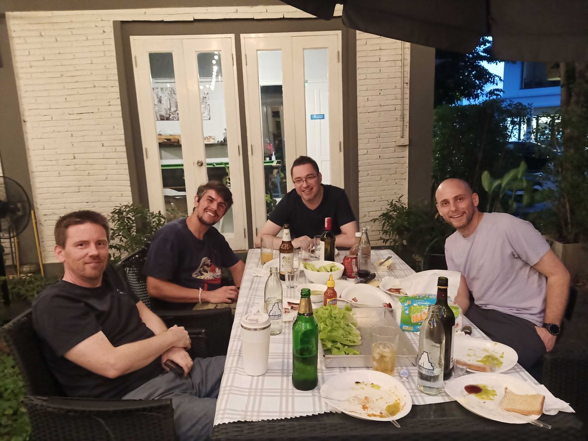 Turning up the heat outside the Chiang Mai office. 🔥🍔 #IgluBBQ #IgluMeetup